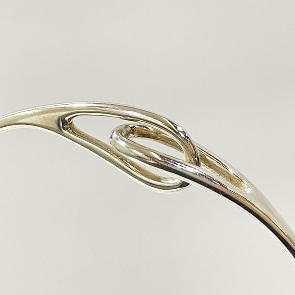 Tiffany Double Loop Bangle Silver - Picture 6 of 10